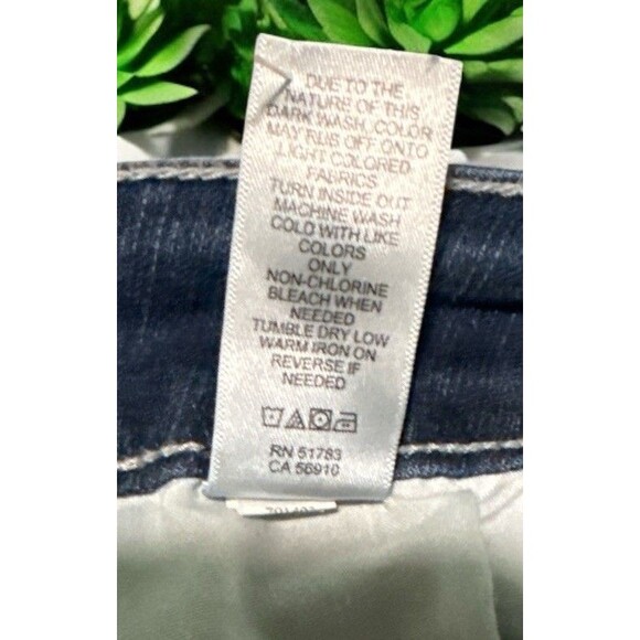 Maurices Jeans Women’s 20W Blue Denim Classic Mid Fit Skinny Regular Medium Wash - Picture 5 of 5
